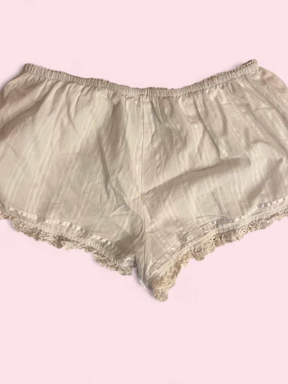 Princess Polly Rhubarb Lace Shorts White